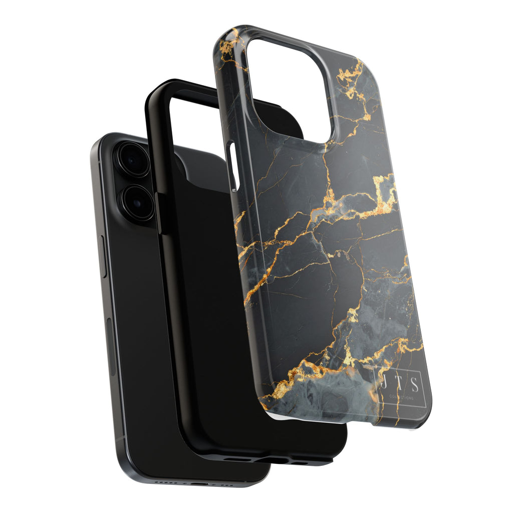 Black Marble Phone Case