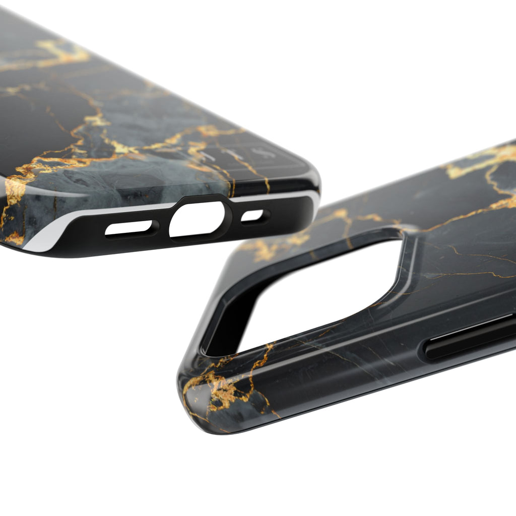 Black Marble Phone Case