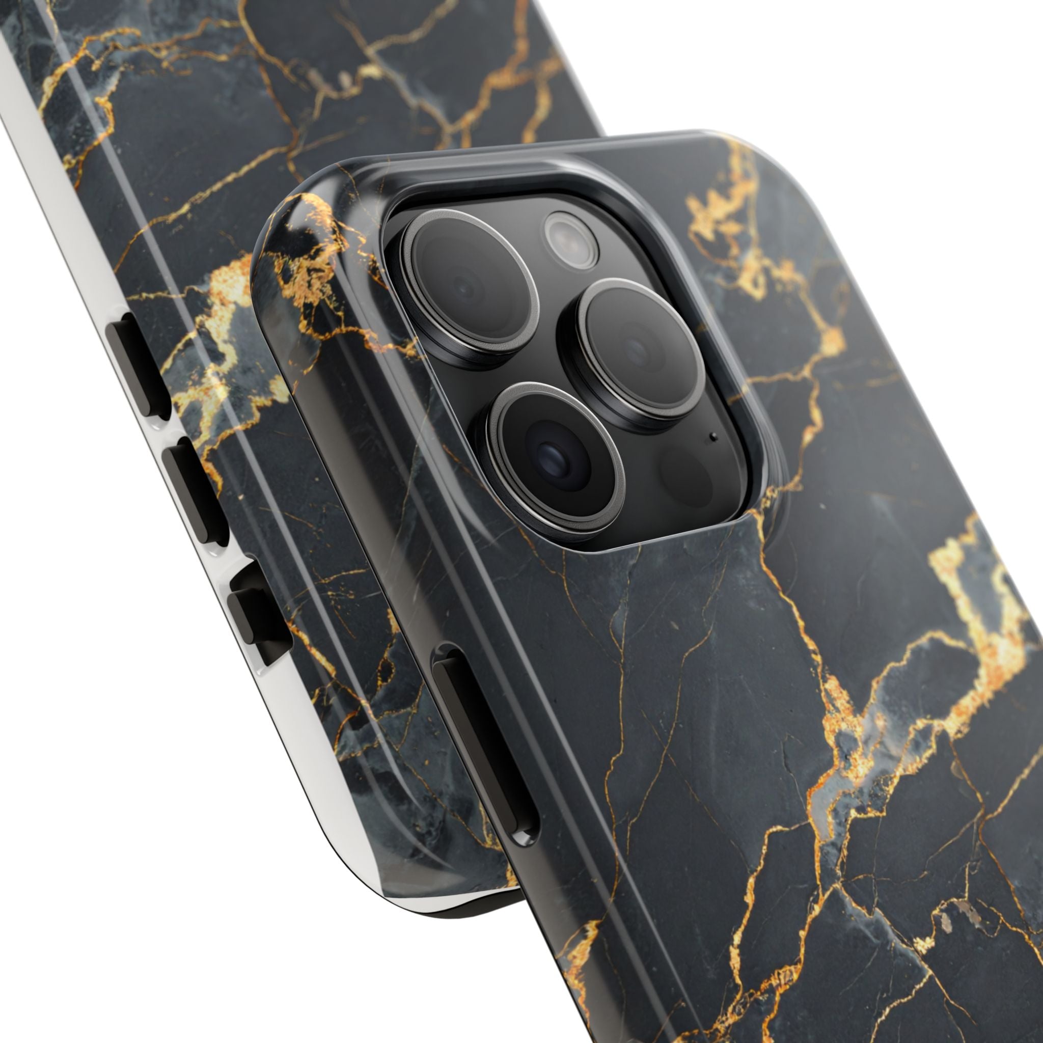 Black Marble Phone Case