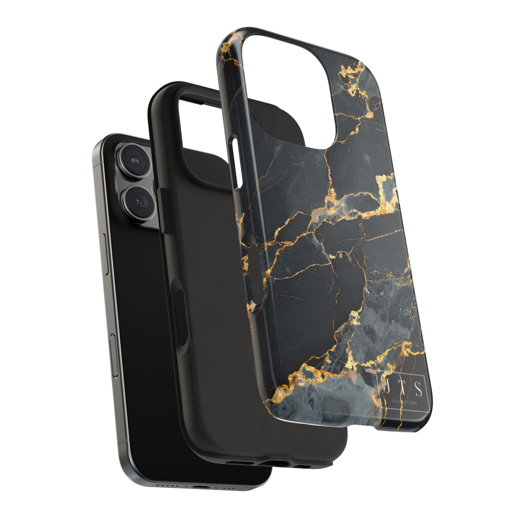 Black Marble Phone Case