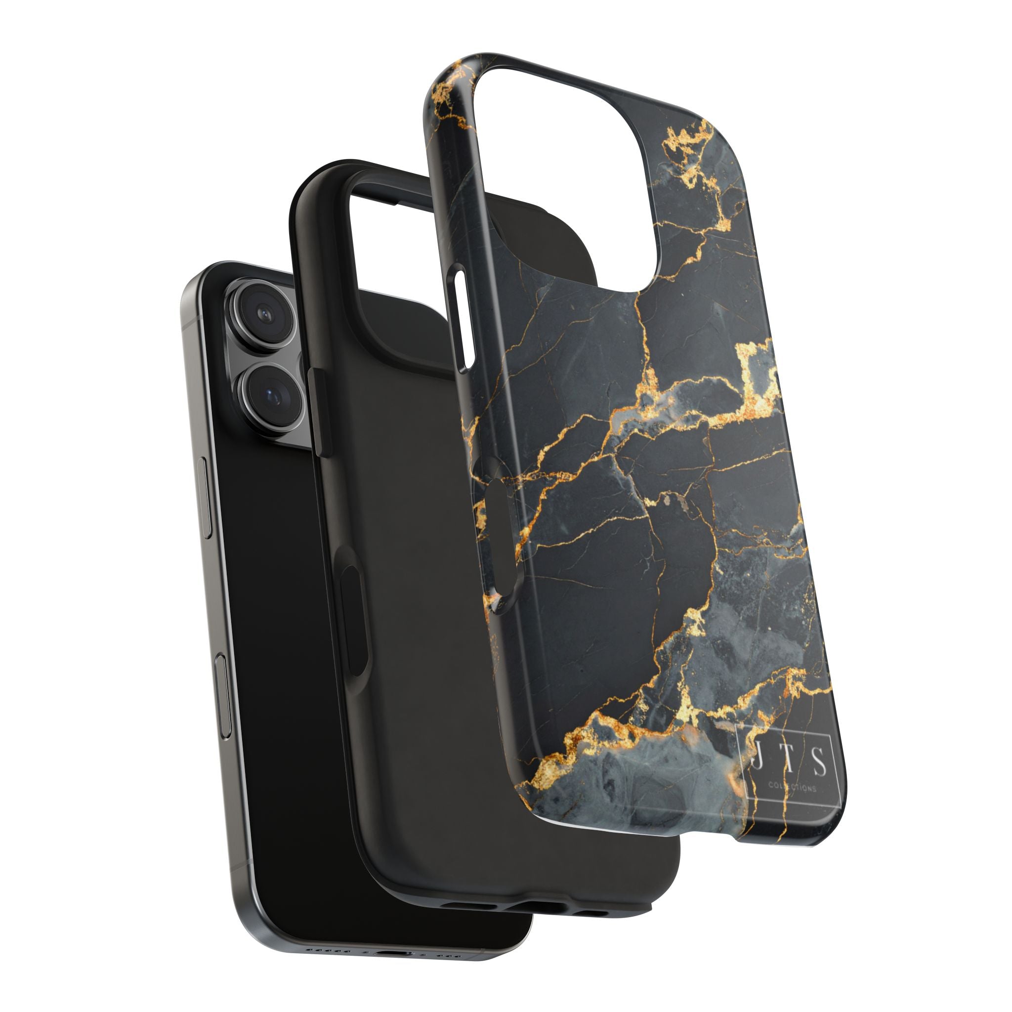Black Marble Phone Case