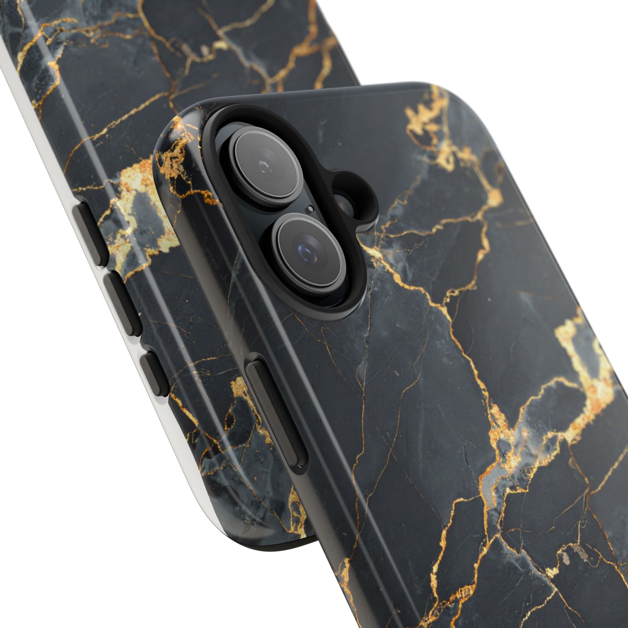 Black Marble Phone Case