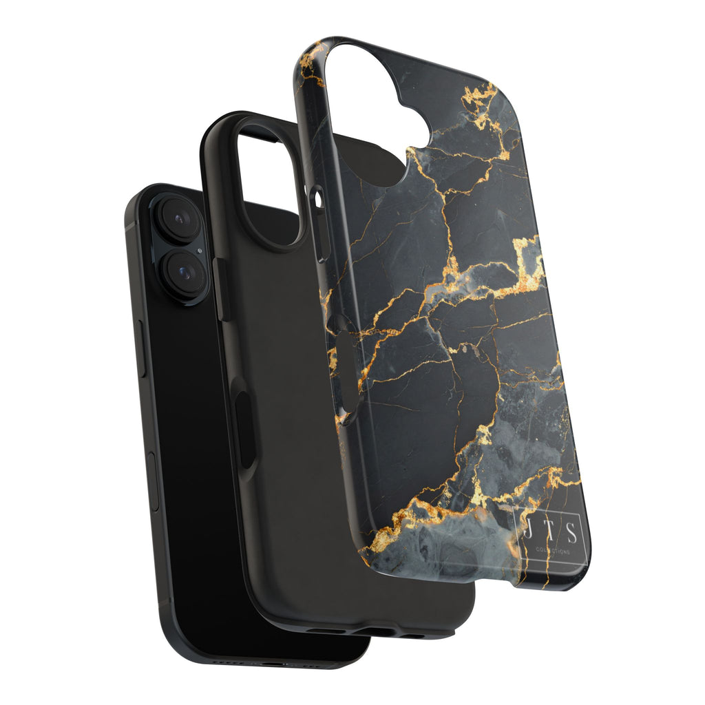Black Marble Phone Case