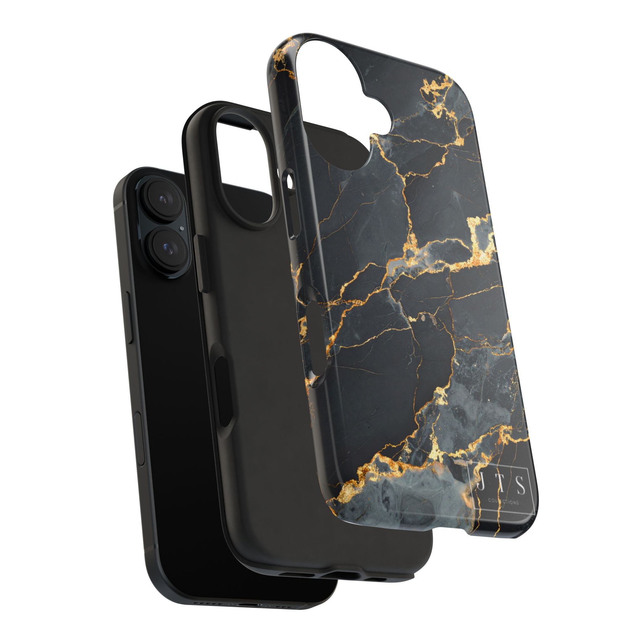 Black Marble Phone Case