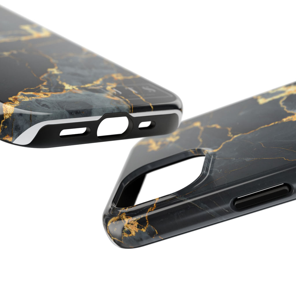 Black Marble Phone Case