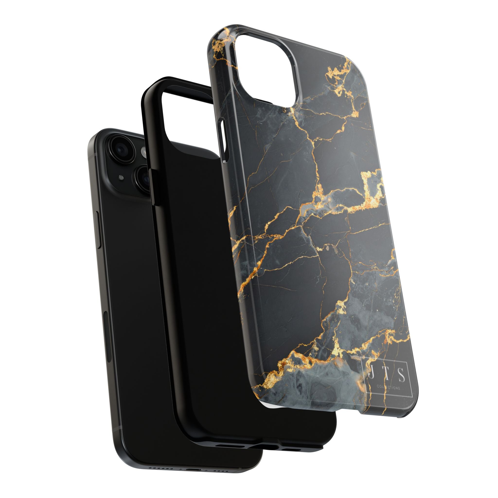 Black Marble Phone Case