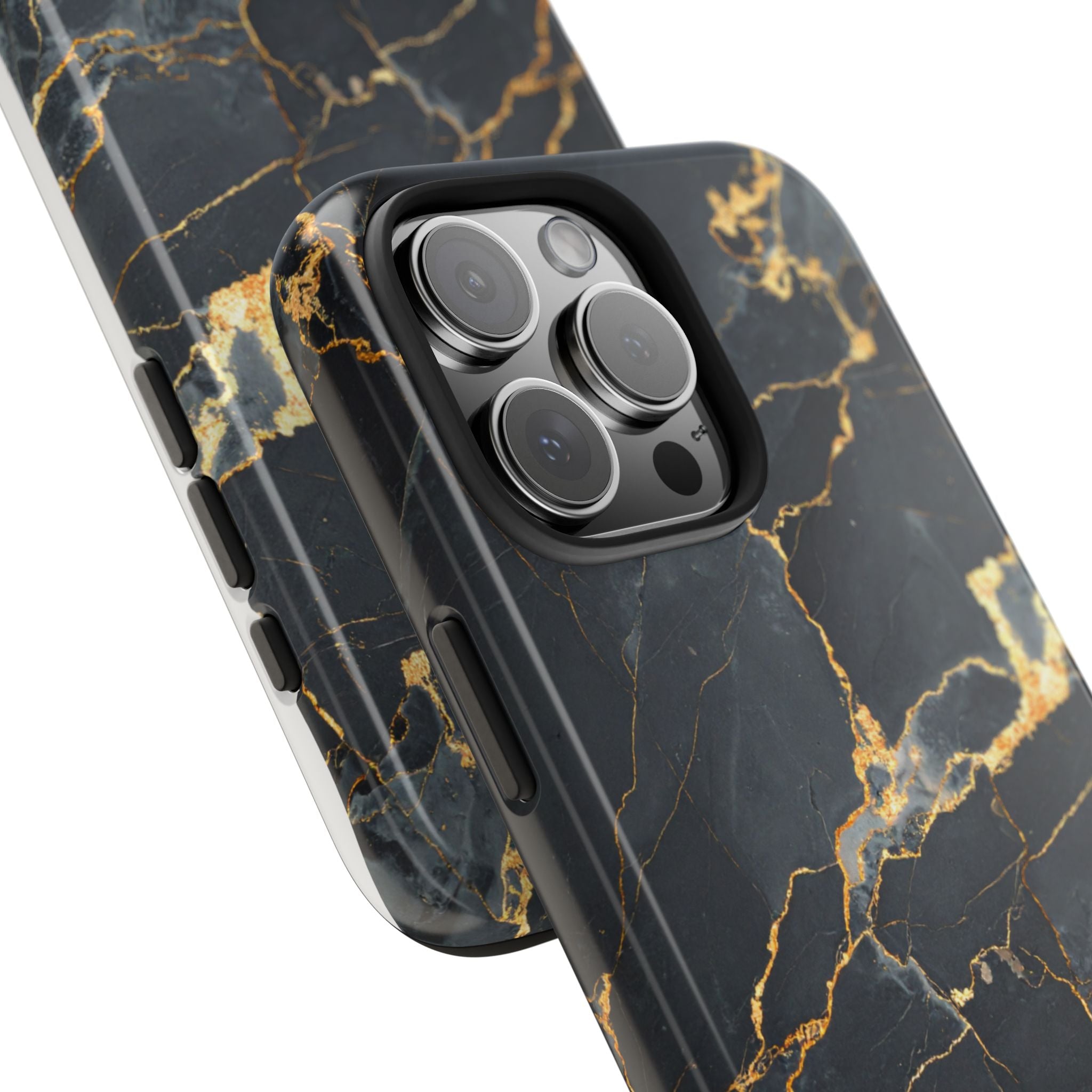 Black Marble Phone Case