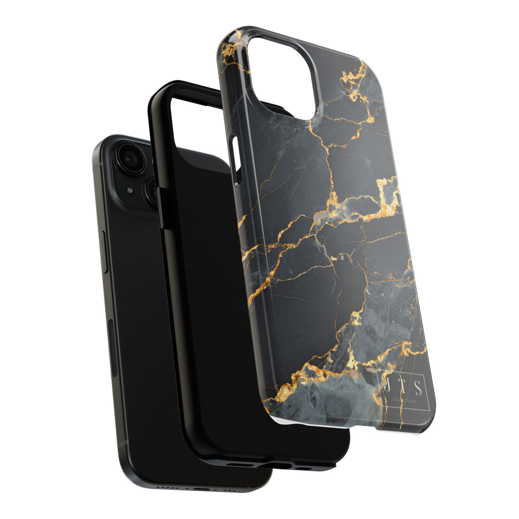 Black Marble Phone Case