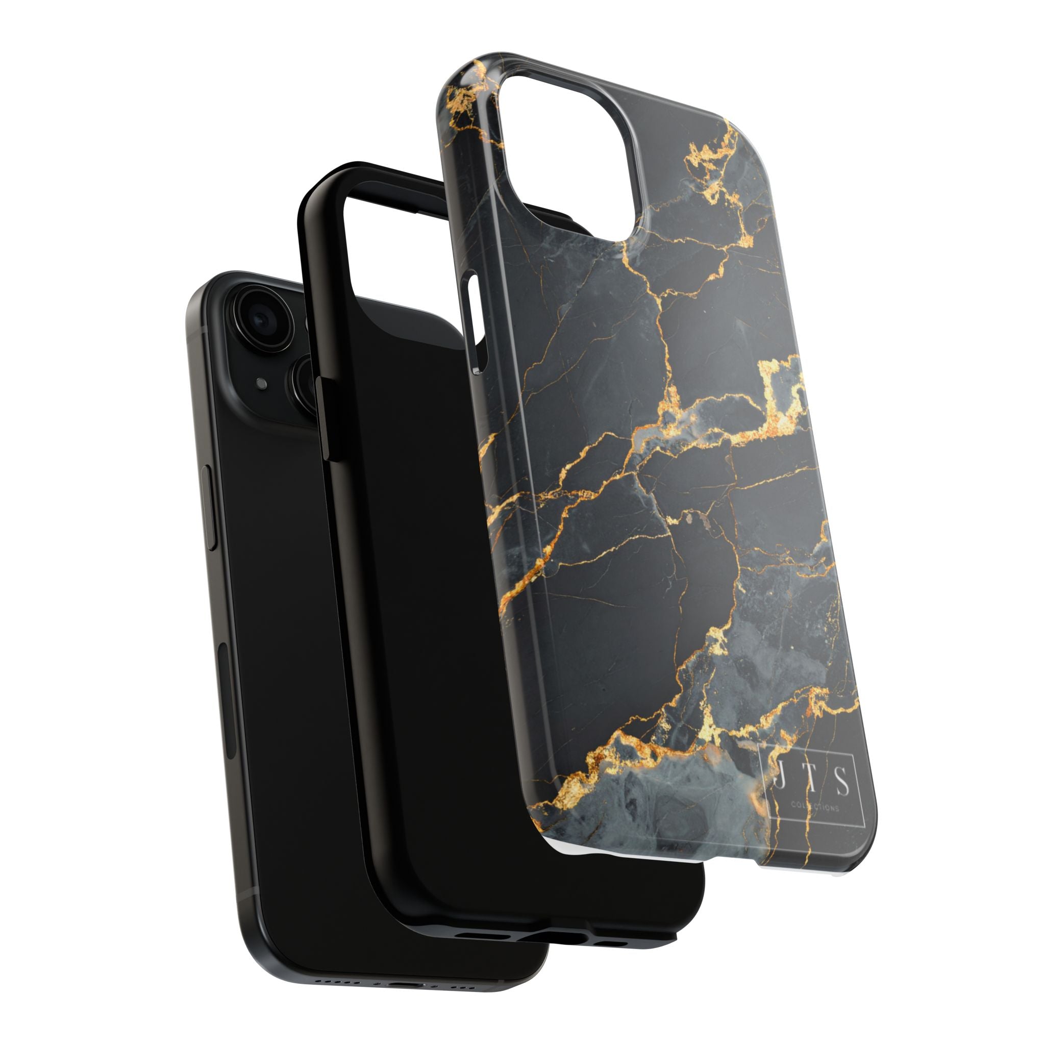 Black Marble Phone Case