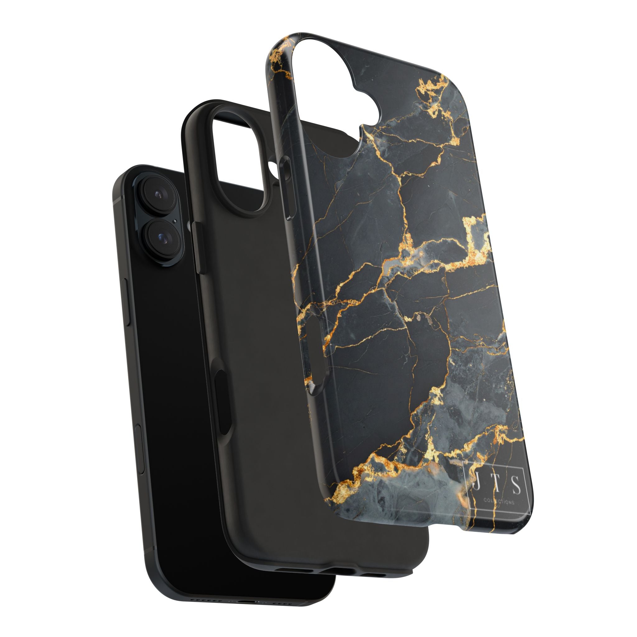 Black Marble Phone Case