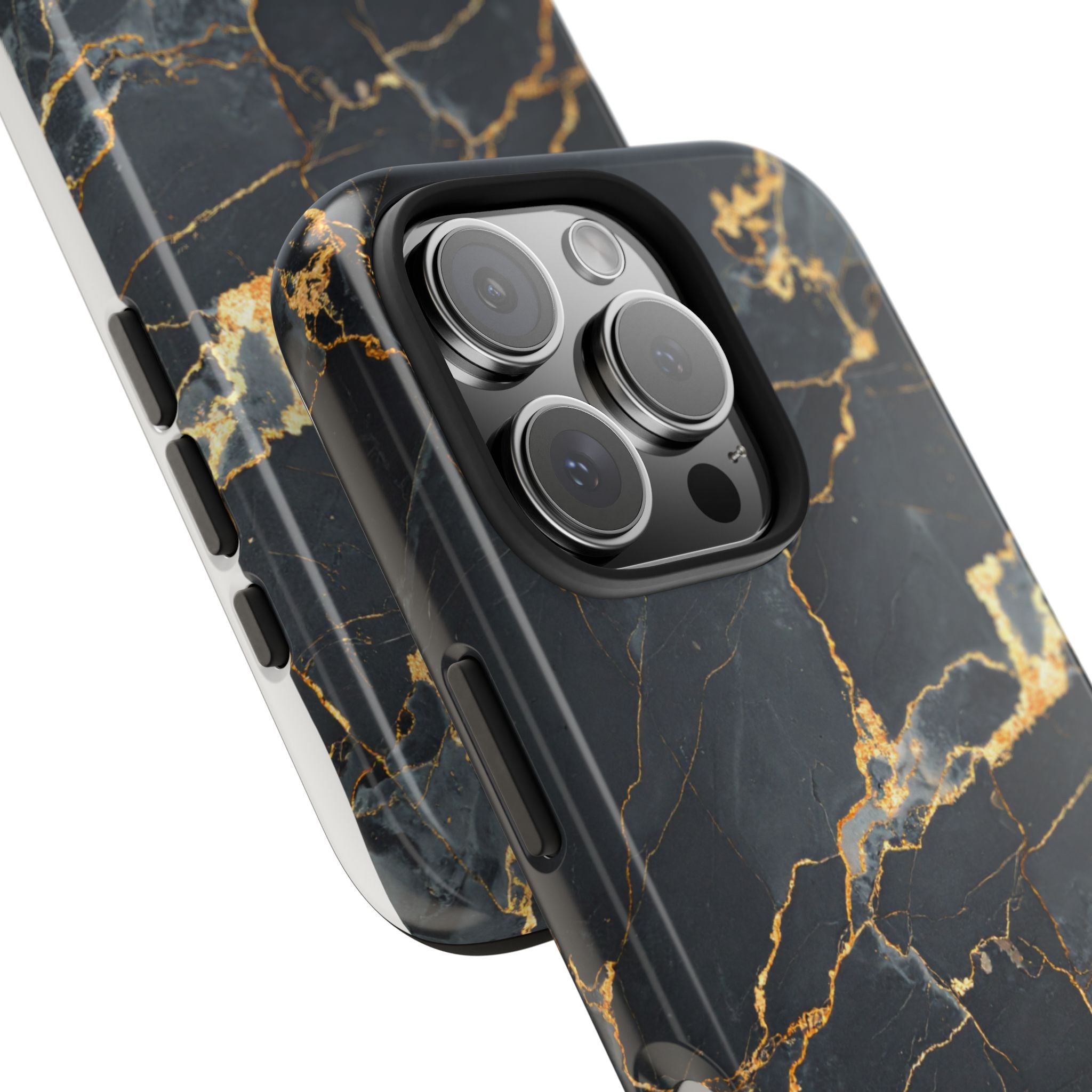 Black Marble Phone Case