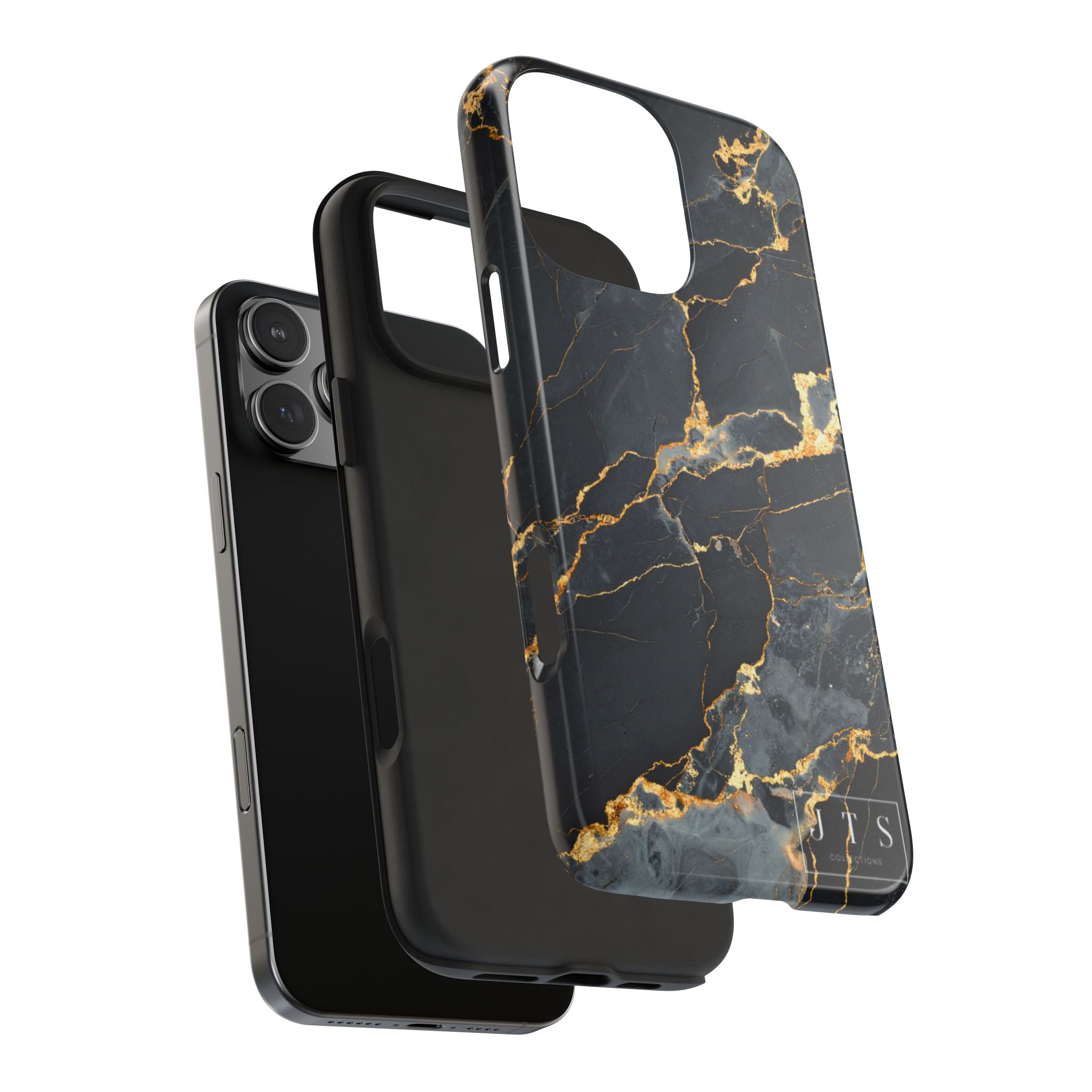 Black Marble Phone Case