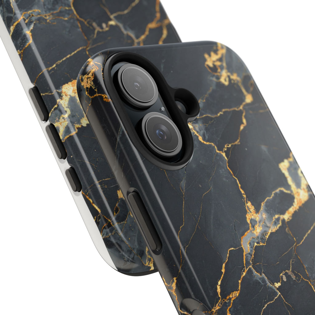 Black Marble Phone Case