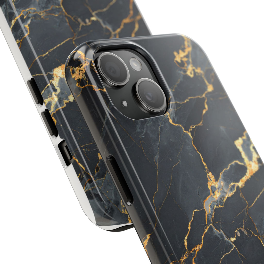 Black Marble Phone Case