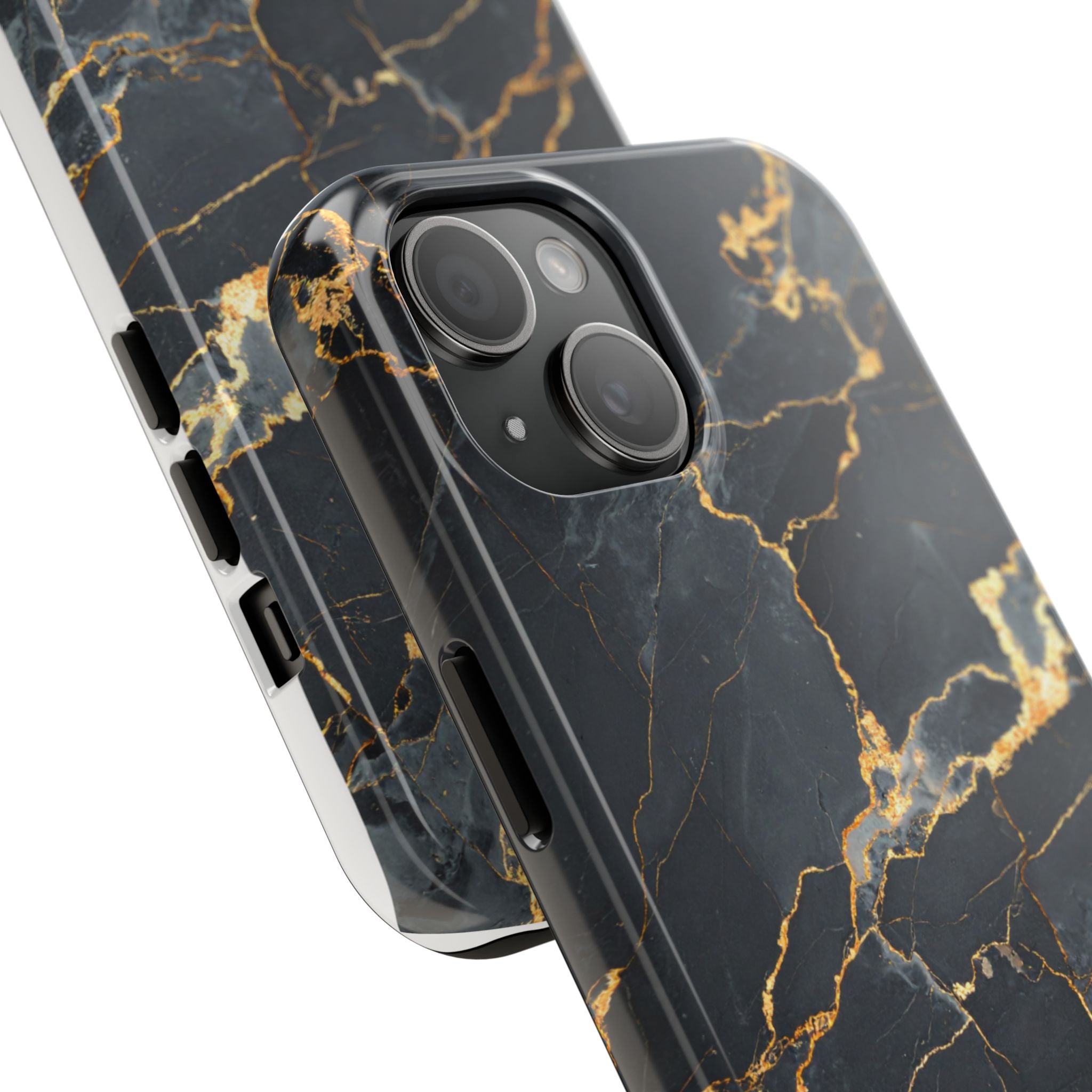 Black Marble Phone Case