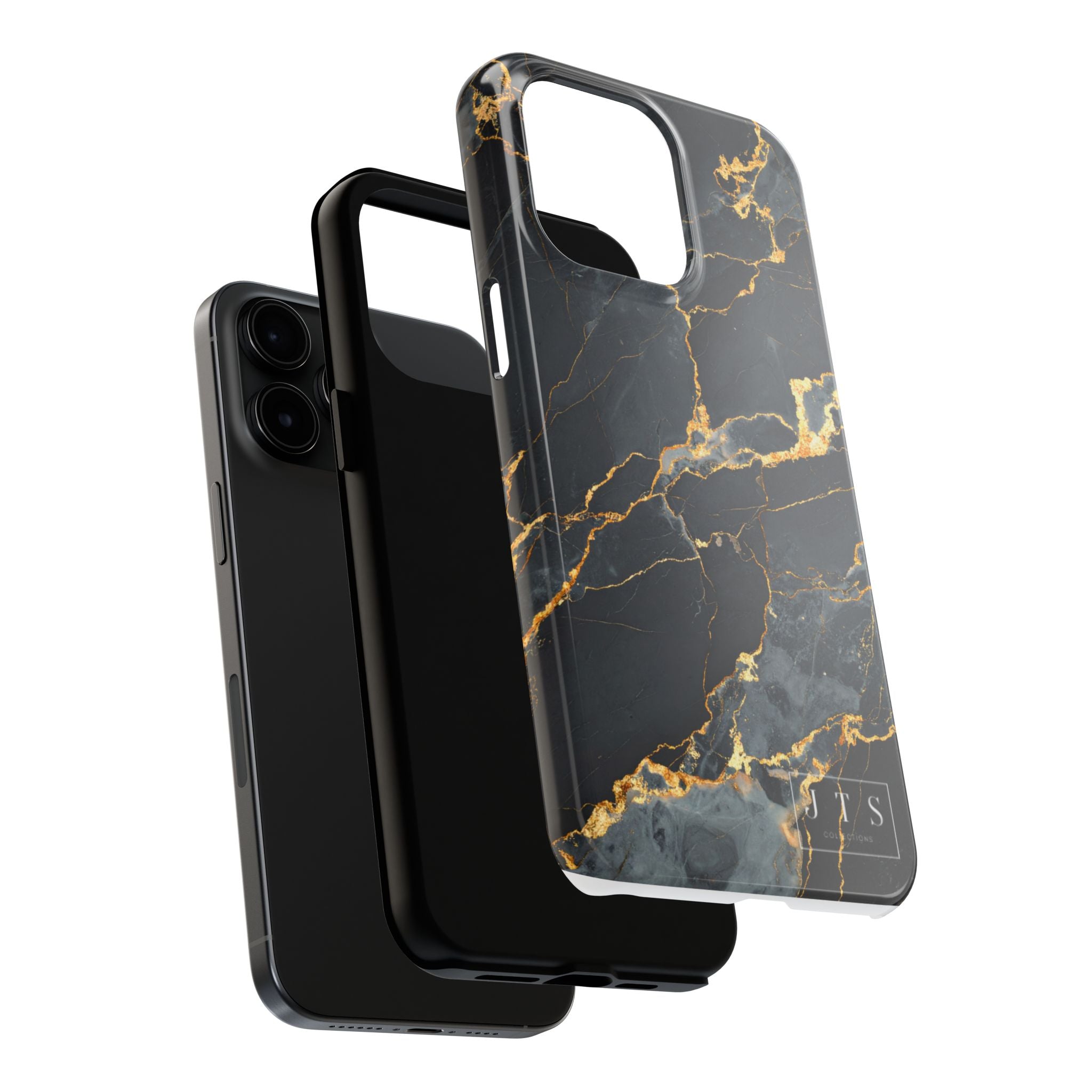Black Marble Phone Case