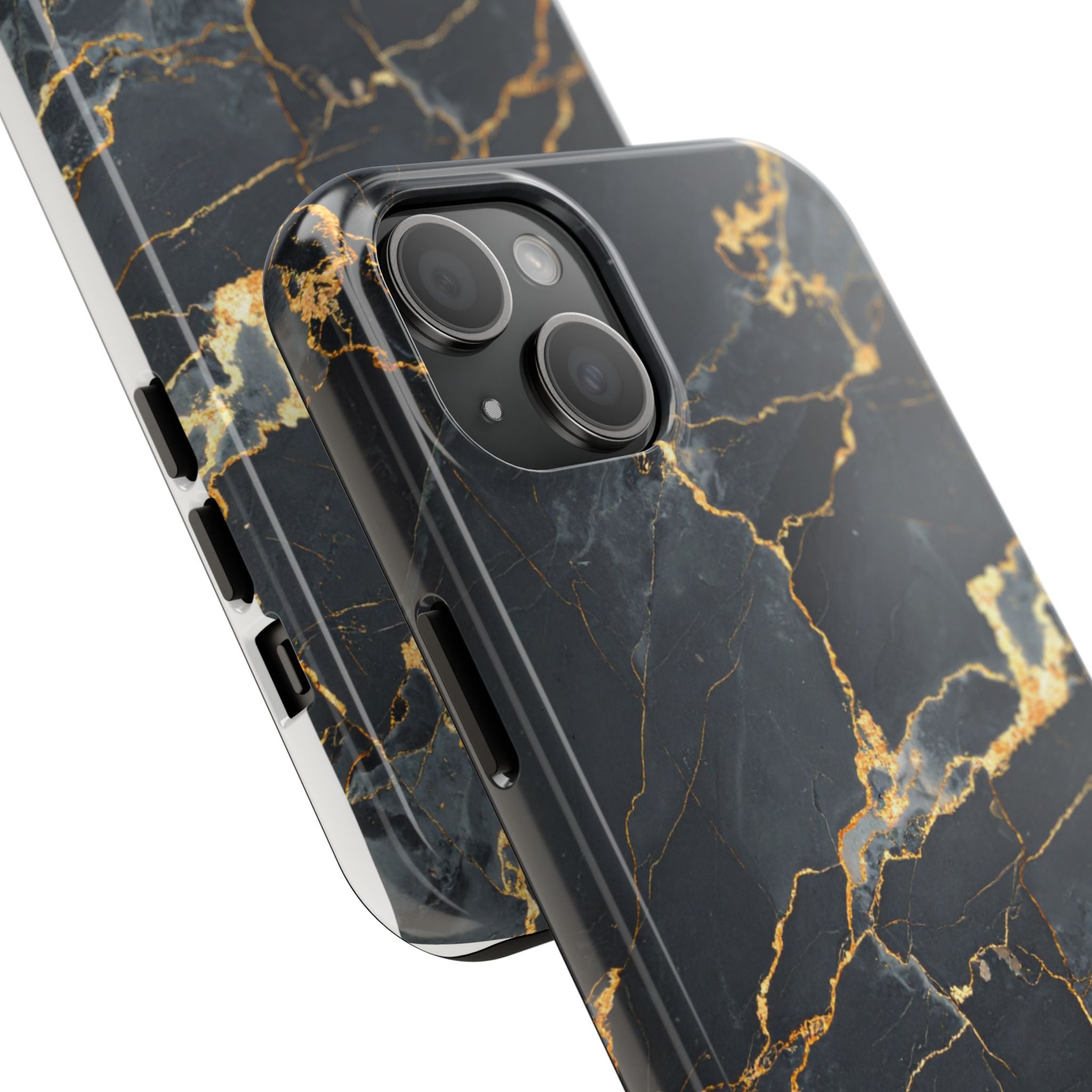Black Marble Phone Case